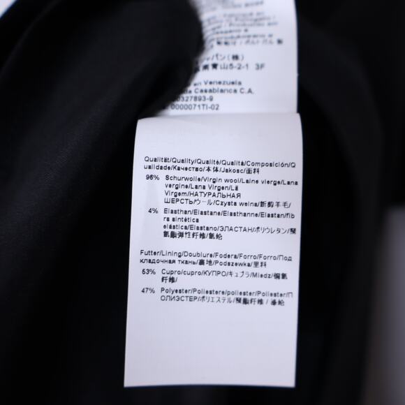 BOSS Hugo Boss Black Summer Wool Pencil Skirt Slim Fit Lined Women's 6 - Picture 13 of 13